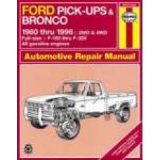 Ford  Pick-ups/Utes & Bronco   1980-96 Haynes Part No.  36058