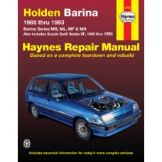 Holden Barina 1985-93 Haynes No. 41725