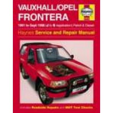 Holden Frontera Petrol & Diesel 1991-Sept 98 Haynes Part No.  3454
