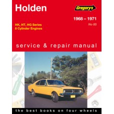 Holden HK, HT, HG  8 cyl 1968-71 Gregory's No. 85