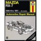Mazda RX-7      1986-91 Haynes Part No.  61036