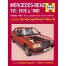 Mercedes Benz 190, 190E &190D Petrol & Diesel  1983-93 Haynes Part No.  3450