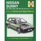 Nissan / Datsun Sunny  May 1982-Oct 86 Haynes No.  895