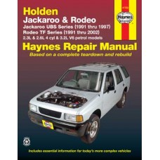 Holden Jackaroo Petrol 1991-97 Haynes No 41753