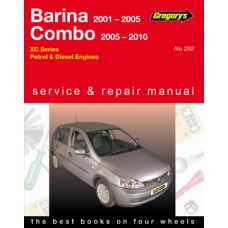 Holden Barina 2001-05 Gregory's No. 292