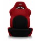 GT Seat - Dual Recline Black/Red
