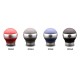 Gear Knob - Red Leather/Alloy