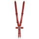 SAAS - 6 Point FIA Harness Removable - Red