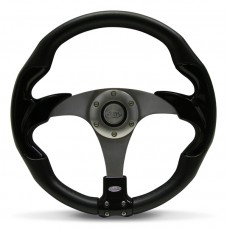 Steering Wheel Sabre 3 Spoke PVC - Black